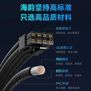 海韵（SEASONIC）1000W 金牌VERTEX峰睿电脑电源 ATX3.1/PCIe5.1/12V-2x6 支持5090/9070显卡