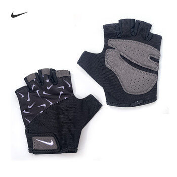 耐克（NIKE）手套健身运动女士半指骑行撸铁防滑器械锻炼N0002556091LG