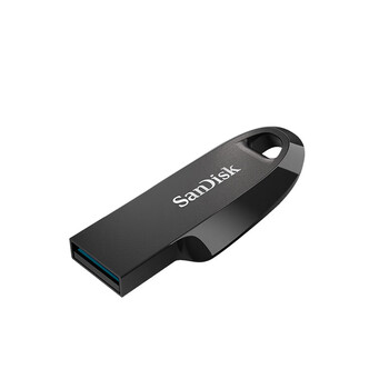 闪迪（SanDisk）128GB USB3.2 U盘 CZ550黑色 读速100MB/s 安全加密 数据恢复 学习办公电脑车载 高速大容量优盘