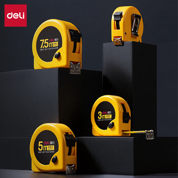 得力【磁吸尺带头-升级不加价】2m锁定功能钢卷尺 木工尺装修测量尺子 办公用品TT211(原8201新老混发) 得力【磁吸尺带头-升级不加价】2m锁定功能钢卷尺 木工尺装修测量尺子 办公用品TT211(原8201新老混发)