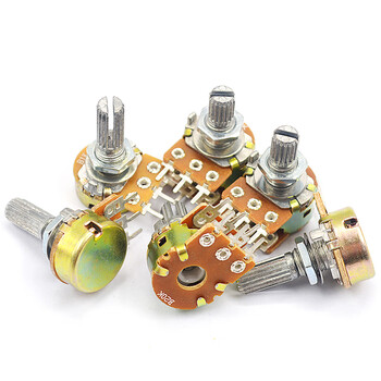 佰达特 单联双联电位器WH148 2K5K10K20K50K100K500K柄长15/20MM 单联 B1K 3脚 柄长15MM (60个) 佰达特 单联双联电位器WH148 2K5K10K20K50K100K500K柄长15/20MM 单联 B1K 3脚 柄长15MM (60个)