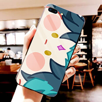 原神手机壳q版枫原万叶钟离魈刻晴华为oppo手机壳vivox27小米定制