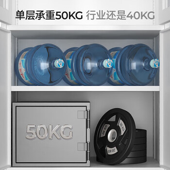 奈高（NAIGAO）文件柜办公柜钢制铁皮柜资料柜员工柜档案柜储物柜分五节三节柜