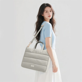 高尔夫（GOLF）电脑包手提14/15英寸笔记本华为苹果女商务公文包通勤单肩斜挎包