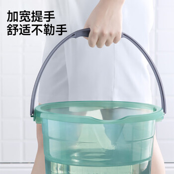 五月花水桶手提式U型底17L大容量加厚耐用宿舍泡脚家用洗车洗衣拖把桶 五月花水桶手提式U型底17L大容量加厚耐用宿舍泡脚家用洗车洗衣拖把桶