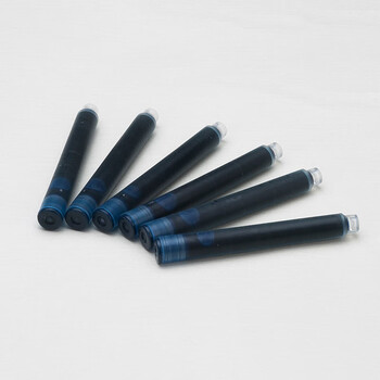 英雄（HERO） 墨囊359钢笔墨囊[6支装] 纯蓝色