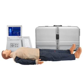 勤良智能液晶心肺复苏急救训练模拟人全身CPR人工呼吸急救训练模型假人语音版训练考核实战成绩打印QL/CPR20600