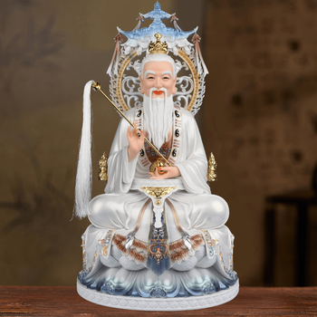 三清祖師神像 元始天尊 霊宝天尊 道德天尊 置物 三清神像 樹脂彫刻 