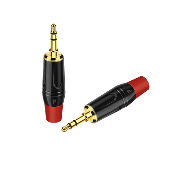 北山雀 小三芯3.5mm立体声音频线插头 3.5耳机焊接插头 电脑手机话筒麦克风AUX音频焊接头 2个 HJ274