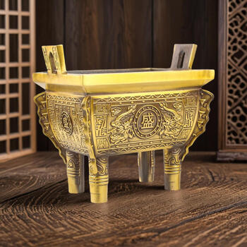 金属製 財富寶鼎 香炉 開運 風水 招財 置物 工芸品 装飾品 美術品・アンティーク・コレクション 金属製 財富寶鼎 香炉 開運 風水
