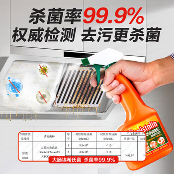 MISTOLIN进口油烟机清洗剂 厨房去油污剂重油污净强力油污清洁剂除油剂