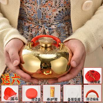 緑屋*南□i2*k 中国 古玩 時代物 手炉 銅製 香炉 細密人物