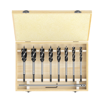 HUHAO支罗钻打孔神器塑料木板开孔器工具六角柄加长木工钻头套装大全9