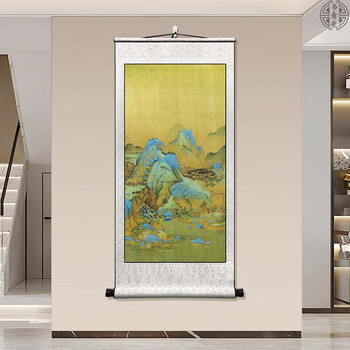 王希孟千里江山图型号规格- 京东