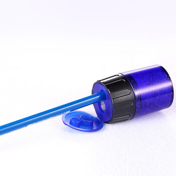 施德楼（STAEDTLER）双孔卷笔刀 大容量便携式转笔刀铅笔削笔器 学生儿童绘画素描美术彩铅工具-亮蓝5134