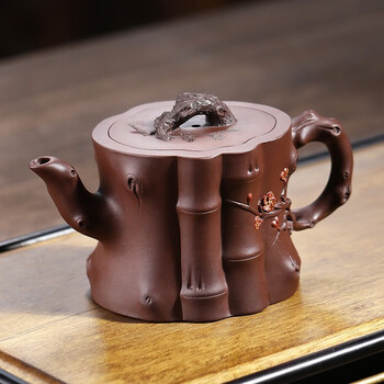 金镶玉郁霞高梅桩紫砂壶真实使用感受,真相揭秘入手感受