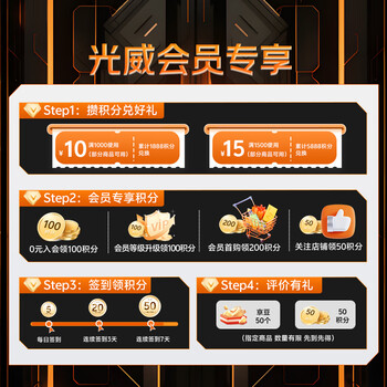 光威（Gloway）64GB(32GBx2) DDR5 6400 台式机内存条 神策 RGB灯条 海力士A-die CL32 皓月白