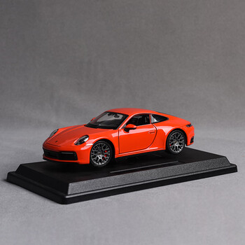 welly保时捷911卡雷拉汽车模型1:24仿真收藏合金车模金属摆件生日礼物