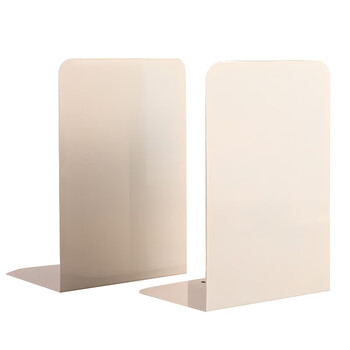 递乐 2片装无印风书立书夹书靠书挡铁书架学生用桌面课桌收纳放书创意ins风挡板隔板书立架 2545 米色 递乐 2片装无印风书立书夹书靠书挡铁书架学生用桌面课桌收纳放书创意ins风挡板隔板书立架 2545 米色