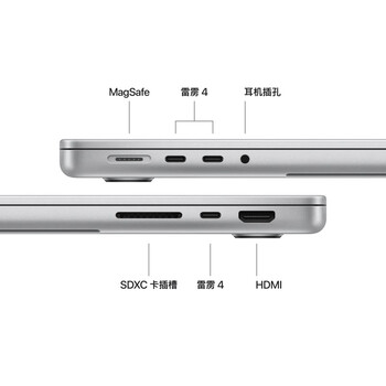 Apple/苹果AI笔记本/2025款MacBookPro14英寸M5(10+10核)32G 4T银色笔记本电脑Z1KN0002C