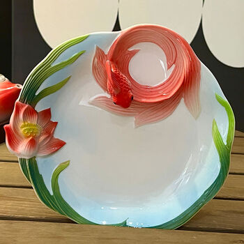 珐琅瓷金鱼价格报价行情- 京东