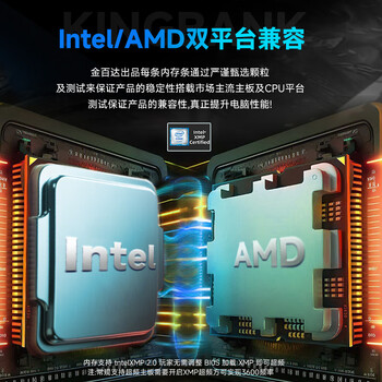 金百达（KINGBANK）64GB(32GBX2)套装 DDR4 3600 台式机内存条海力士原装CJR颗粒 银爵 C18