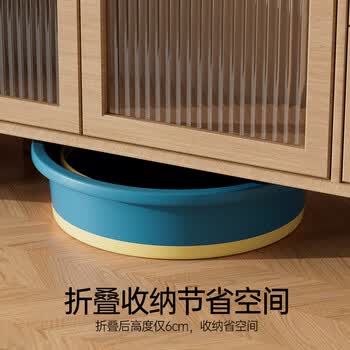 本迪可折叠泡脚桶12L加厚按摩泡脚盆洗脚盆足浴盆泡脚袋便捷式养生桶