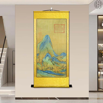 王希孟千里江山图型号规格- 京东