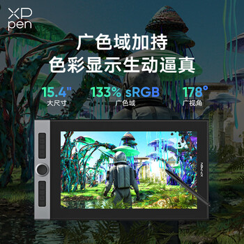 XPPen Artist Pro16 数位屏 电脑专业绘画手绘屏 数位板 手写板连电脑笔记本画板手绘板 电子绘画写字板