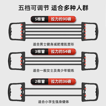 李宁扩胸拉力器拉力绳男士练肩健身器材家用胸肌臂力训练绳开背肌神器 李宁扩胸拉力器拉力绳男士练肩健身器材家用胸肌臂力训练绳开背肌神器