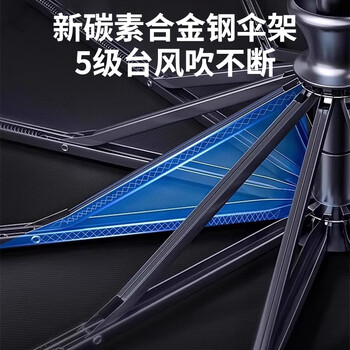 小魔雨伞大号手动晴雨伞反向便携雨伞男女晴雨两用加固抗风折叠伞10骨