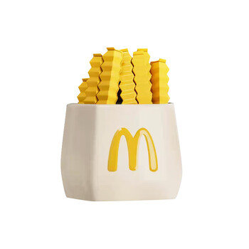 递乐 麦门笔筒磁吸收纳盒黑板收纳盒冰箱家用桌面可爱摆件学生多功能笔筒 99212B米白