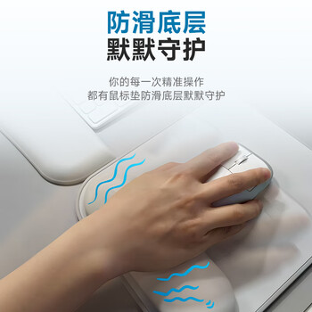 肯辛通（Kensington）ErgoSoft™鼠标腕托 鼠标腕垫 人体工学鼠标垫 超薄鼠标触控板腕托（黑色）K52803