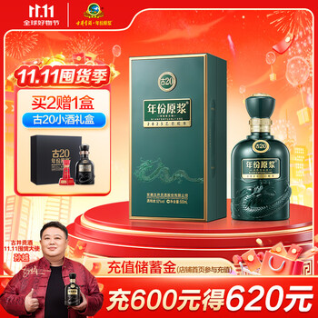 古井貢酒 古20（20年）2本入り 白酒 500ml 中国酒 古井貢酒 古20（20年