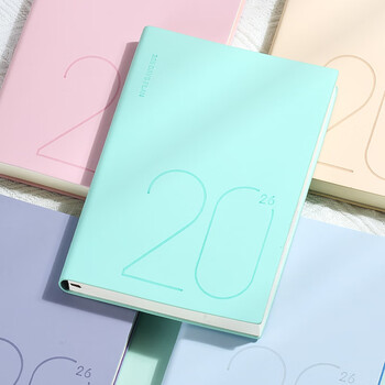 申士(SHEN SHI)【热门商品】2026年A6莫兰迪色日程本笔记本子352页日期工作效率手册日志记事本可印LOGO B40卡其 申士(SHEN SHI)【热门商品】2026年A6莫兰迪色日程本笔记本子352页日期工作效率手册日志记事本可印LOGO B40卡其