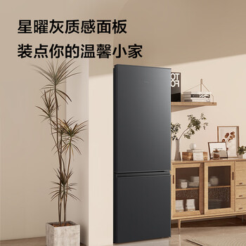 TCL 171L两门冰箱二级能效直冷小户型低音养鲜冰箱迷你小型出租房家用电冰箱R171L1-B