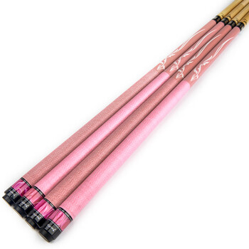 CUPPa粉色619台球杆大头黑8球杆中式八球黑八九球杆中头桌球杆追分11.8