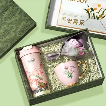 爱奢尔毕业送老师生日礼物女生送女朋友高档实用保温杯女士送员工伴手礼