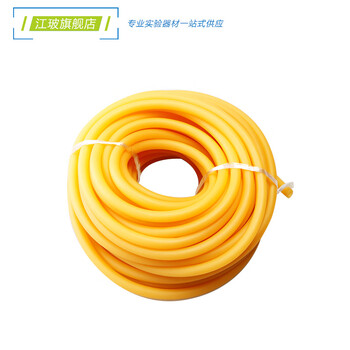 江玻化学实验室乳胶管高弹性高弹力皮筋超软连接硅胶软管套管加厚弹弓液体导管内径 内径6mm*外径9mm(1米)-试用装