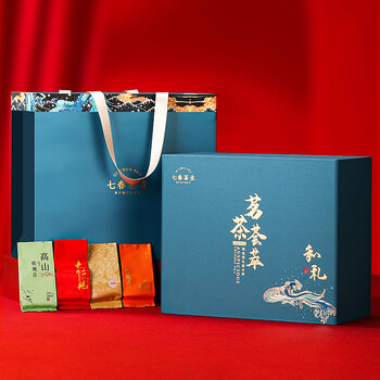 七春金骏眉红茶正山小种铁观音大红袍乌龙茶叶新年礼物高档礼盒675g