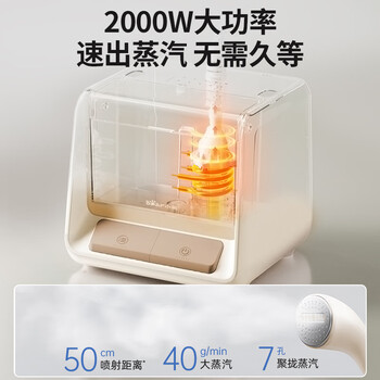 小熊（Bear）立式挂烫机43g/min蒸汽量2L大水箱蒸汽熨斗手持挂烫机落地熨烫机熨衣服神器大功率电熨斗GTJ-T20F5