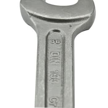 史丹利（STANLEY）公制重型单头开口敲击扳手90mm直柄敲击呆扳手96-958