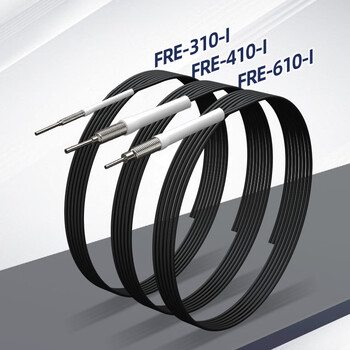 珀帝光纤传感器0.8MM细针凸管探头漫反射对射感应    M3漫反FRE-310-L 线长1米