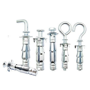 华臂 空心砖膨胀螺栓空心墙石膏板膨胀螺丝胀栓 圆头中空壁虎 6*52(15个) 华臂 空心砖膨胀螺栓空心墙石膏板膨胀螺丝胀栓 圆头中空壁虎 6*52(15个)