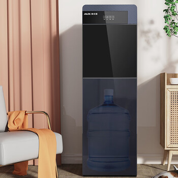 奥克斯（AUX）饮水机冲奶下置式家用立式温热型快速加热下置水桶饮水器YR-5-X-26【蓝色】