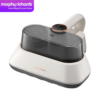 摩飞电器（Morphyrichards）MR3101 椰奶白 双杯除螨仪【尘螨分离】家用大吸力床上祛螨仪 热风祛湿吸尘紫外线除螨虫神器