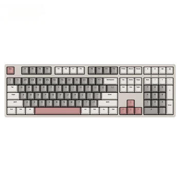 iFLYTEK C210 时光灰 樱桃键盘机械键盘电脑办公键盘108键 有线青轴