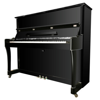 布鲁诺（BRUNO）UP125立式钢琴家用品牌专业级考级钢琴 黑色