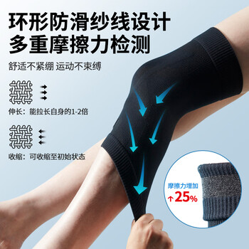 LP专业运动护膝防护关节炎跑步篮球足球羽毛球髌骨半月板支撑护具 LP专业运动护膝防护关节炎跑步篮球足球羽毛球髌骨半月板支撑护具