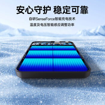 爱沃可（iWALK）磁吸支架充电宝MagSafe无线10000毫安20W快充便携数显移动电源可上飞机适用于苹果17/16/华为小米